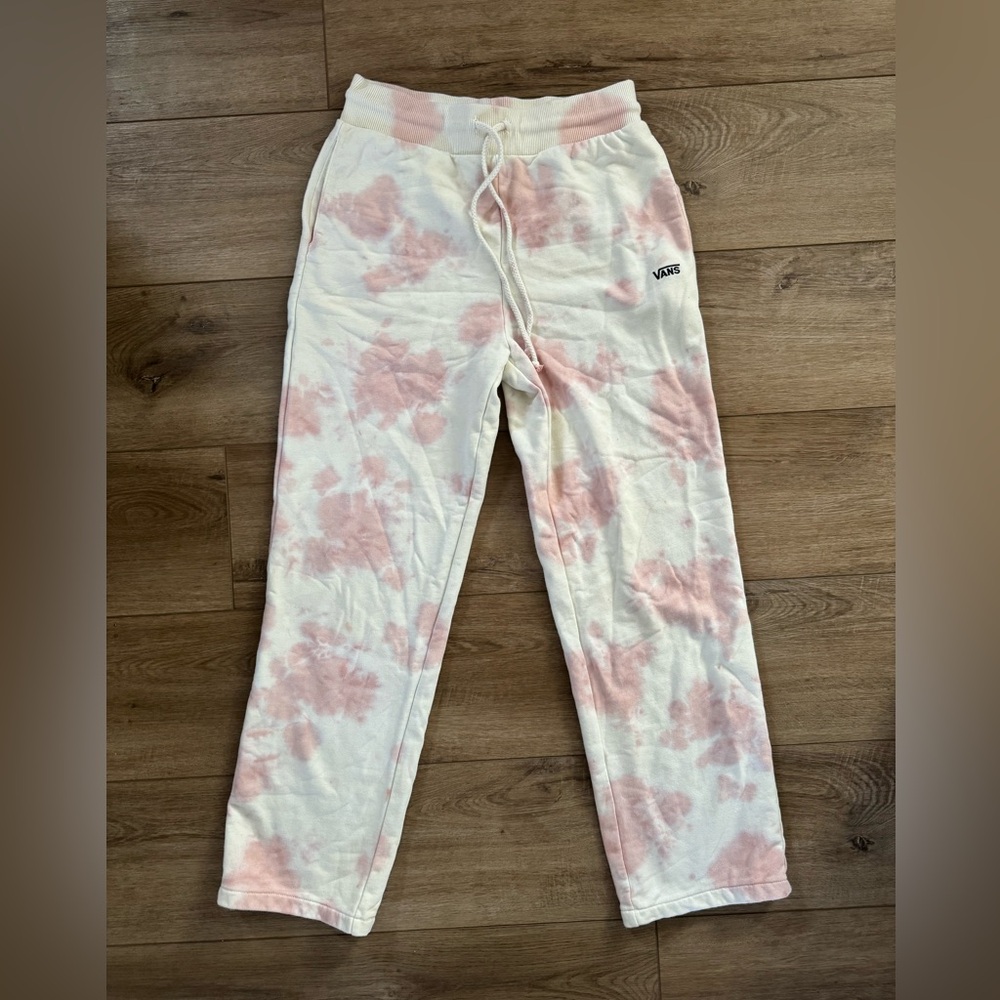 Vans Pink Tie-Dye Sweatpants
